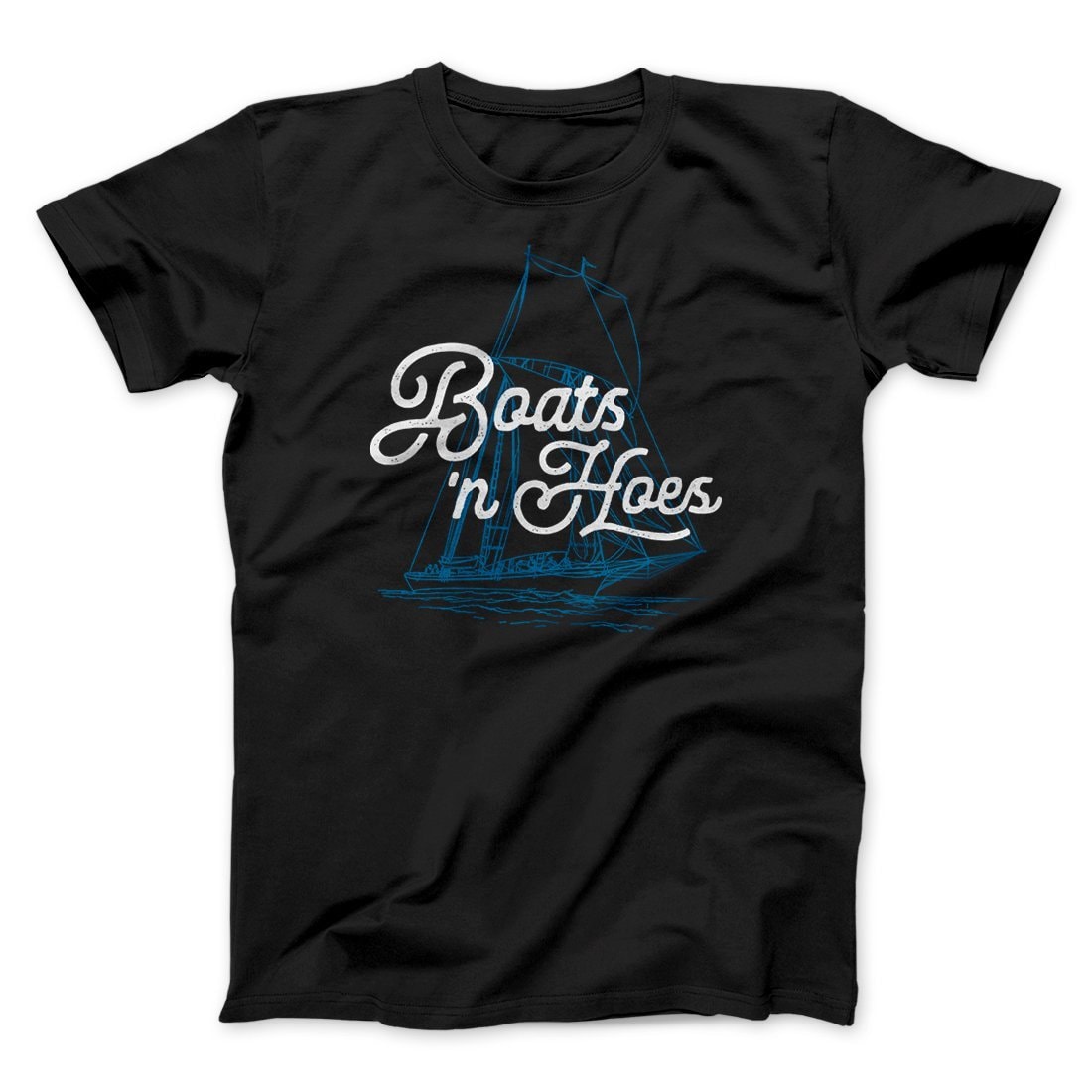 Boats 'N Hoes Funny Movie T-Shirt - Unisex Cotton Crew Neck Tee