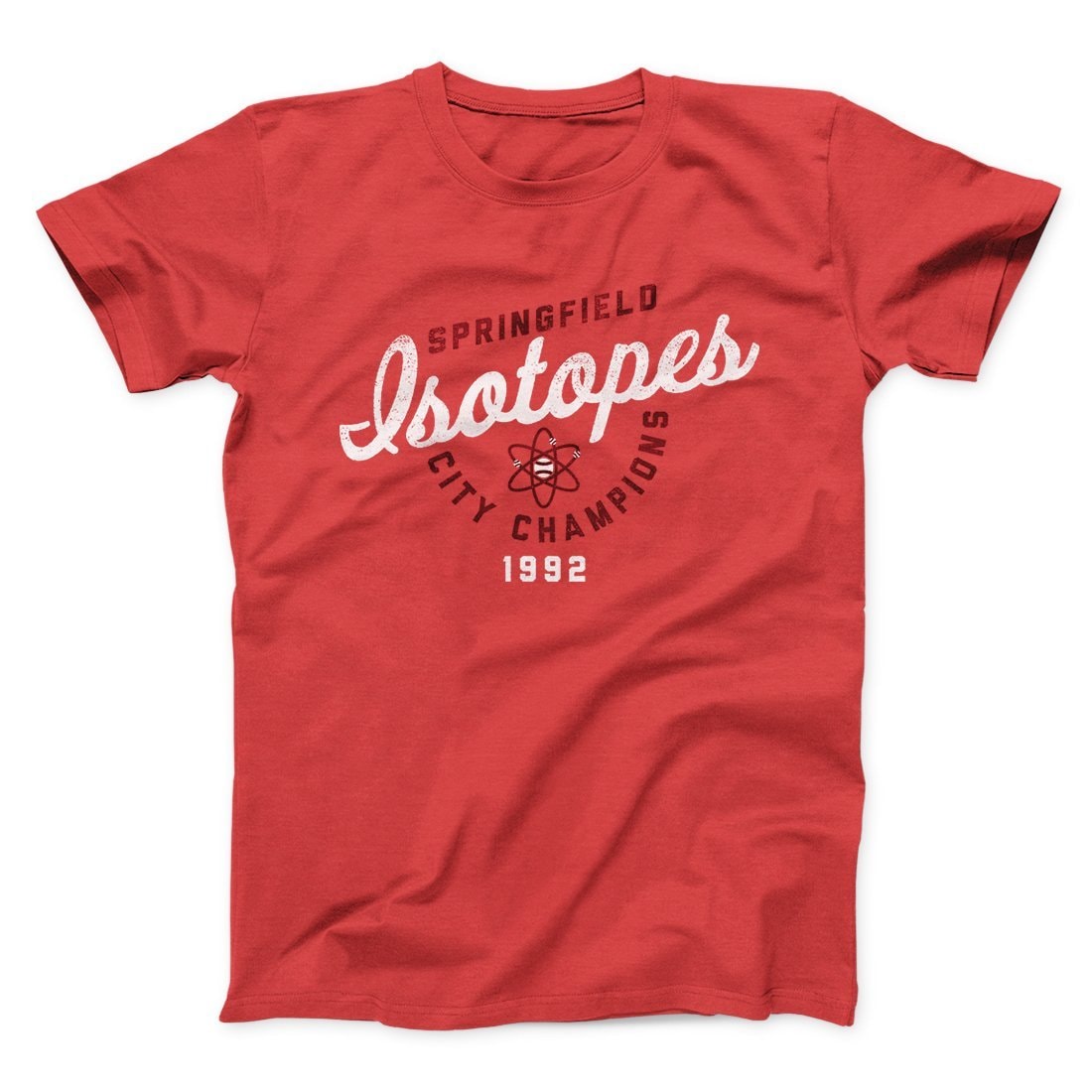 Springfield Isotopes 1992 City Champs Men/Unisex T-Shirt - Soft Cotton Crew Neck