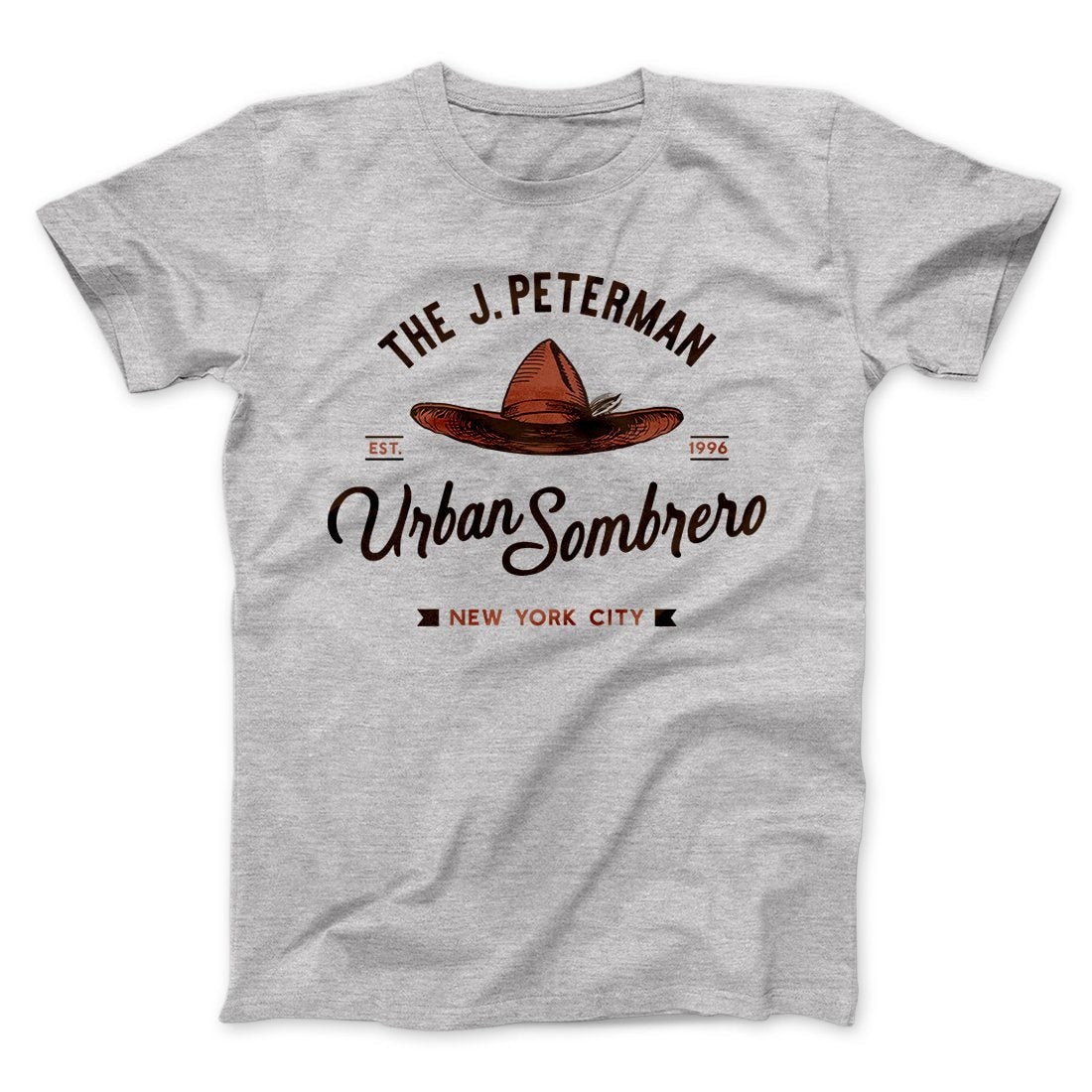 J. Peterman Urban Sombrero Unisex T-Shirt - Soft Cotton Crew Neck Modern Fit